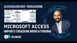 Creiamo un Database con Access  Lezione 4  Import da Excel e colonne con menù a tendina [upl. by Leiru]