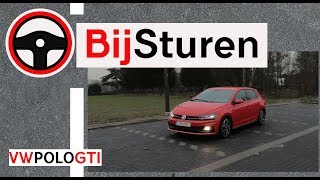 BijSturen  2018 VW Volkswagen Polo GTI 20 TSI 200PK test review [upl. by Repinuj]