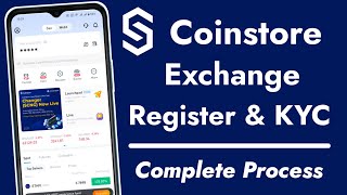 Coinstore Exchange Register amp KYC Complete Process  Coinstore exchange par account kaise banaye [upl. by Ijnek]