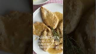 Mittagessen für Kinder Rezept  italienisches Hähnchen in Milch Sauce  schnell einfach lecker [upl. by Eneja815]