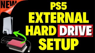 PS5 External Hard Drive Setup [upl. by Fantasia]