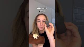 How To Contour Your Face With Self Tanner [upl. by Anilef235]