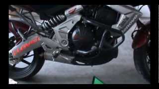 LeoVince EXHAUST for Kawasaki VERSYS 650 by VEDETT [upl. by Dachia]