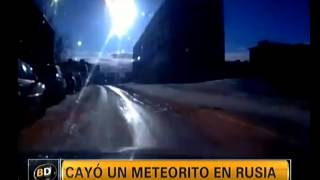 Cayó un meteorito en Rusia  Telefe Noticias [upl. by Idalla877]