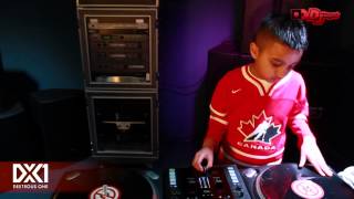 Dextrous One quotWorlds Youngest Performance DJquot plays Canadian National Anthem on Turntables [upl. by Easter856]