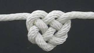 How to Tie the Celtic Heart Knot by TIAT A Knotty Valentine [upl. by Louisa724]