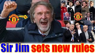 Sir Jim Ratcliffe has set out five new rules the Man United manager must adhere to [upl. by Ronel]