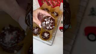 peppermint fudge brownies ❣️❄️🎄 christmas food cookingchannel dessert foodie recipe [upl. by Annunciata]