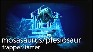 mosasaurusplesiosaur trappertamer  Ark Survival Evolved 86 [upl. by Su59]