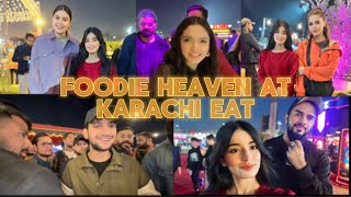 CelebrityBlogger Encounters amp Delicious Food At Karachi Eat 🍕❤️  Vlog 25  Day In My Life  ✨ [upl. by Greg]