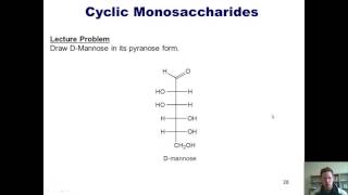 Chapter 22 – Carbohydrate Chemistry Part 6 of 7 [upl. by Briano]