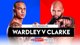 FABIO WARDLEY VS FRAZER CLARKE ⚖️  Live WeighIn [upl. by Jaan]