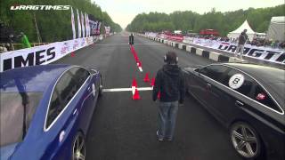 Mercedes CLS 63 AMG VS Mercedes S 65 AMG Porsche Switzer R911 1 mile 25 5 sec [upl. by Lora]