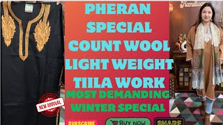 271124 SPECIAL COUNT WOOL PHERAN LIGHT WEIGHT TILLA WORK PREMIUM amp LIMITED EDITION COLLECTION [upl. by Schreib]