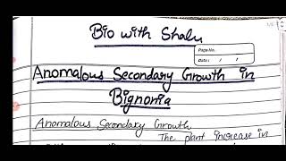 AbnormalAnomalous Secondary Growth  Bignonia 💥💥💥💥💯💯💯💯💯👍👍👍👍 [upl. by Rochette352]