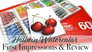 Holbein Watercolor Review amp First Impressions [upl. by Doniv]