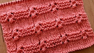 Learn A Beautiful Knitting Pattern From Home [upl. by Lebna]