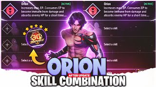 Best Character Combination For Orion Character After Update  CS Rank Best Character Combination [upl. by Oinigih]