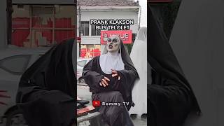 VALAK MIXUE KAGET Prank Klakson Bus Telolet shorts basuri prank [upl. by Caz787]