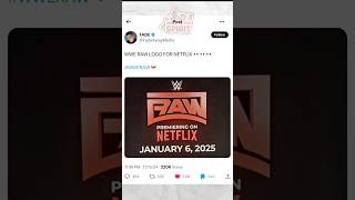 New WWE RAW Netflix Logo LEAKED [upl. by Marcelline253]