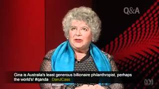 Miriam Margolyes on Gina Rinehart [upl. by Francklin]