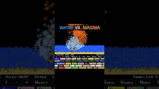 🌋🌊 WATER VS MAGMA sandboxels browsergame [upl. by Biegel]