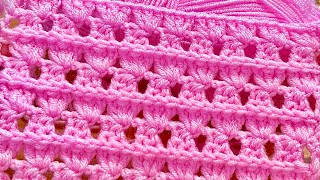 WOW Super Easy Crochet Baby blanket pattern for beginners Crochet Blanket Knitting Pattern [upl. by Oflodor899]