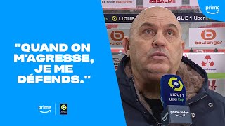 Les explications de Frédéric Antonetti après laltercation avec le staff du LOSC [upl. by Himelman]