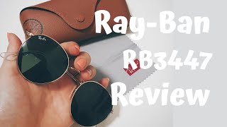 RayBan RB3447 Round Metal Sunglass Review [upl. by Katrina]