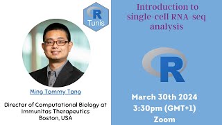 Introduction to singlecell RNAseq analysis by Ming Tommy Tang  Tunis R User Group [upl. by Haman]