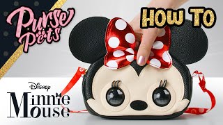 Purse Pets Minnie Mouse  How To [upl. by Ailev578]