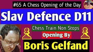 Slav Defence D11  Boris Gelfand 2012 chess [upl. by Evvie]