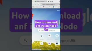 Download and install Node JS in Windows 1011  Install Node js shorts shorts infysky nodejs [upl. by Christabella]