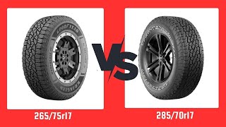 Tire Size 26575r17 vs 28570r17 [upl. by Yecac740]