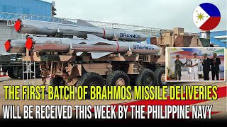 THE FIRST BATCH OF BRAHMOS MISSILE DELIVERIES WILL BE RECEIVED THIS WEEK BY THE PHILIPPINE NAVY [upl. by Rotberg]