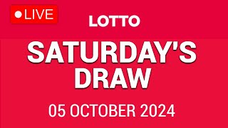 The National Lottery Lotto Draw Live results from Saturday 05 October 2024  tonights lotto [upl. by Odnomor258]