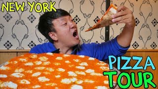 BEST Pizzas in New York New York Pizza Tour of Manhattan [upl. by Bartholomeo]