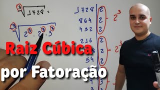 Raiz Cúbica por Fatoração [upl. by Edialeda]