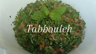 Tabbouleh RecipeLebanese Style [upl. by Firahs]