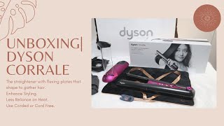 Unboxing and How to set up your Dyson Corrale hair straightener [upl. by Gerome]