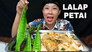 MUKBANG LALAPAN PETAI PETE 🇮🇩 mukbanglalapan asmr mukbang [upl. by Netsoj]