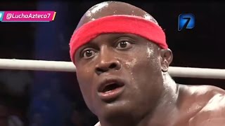 BOBBY LASHLEY vs ULTIMO GUERRERO Lucha Estelar Azteca 29Abril2016 [upl. by Yhtomiht761]