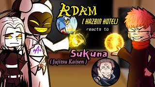 Hazbin Hotel Heaven reacts to Sukuna ❤️🙏 Gacha Hazbin Hotel reacts to JJK Jujitsu Kaisen [upl. by Nnair]