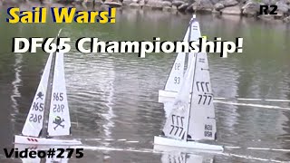 Sail Wars DF65 Championship Race 2 Video275 RC Sailboat Racing region 2 [upl. by Llemhar]