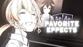 My Favorite Effects  After Effects AMV Tutorial [upl. by Eerolam]