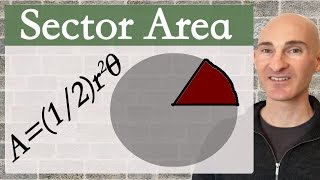 Area of a Sector How to Find Formula Radians [upl. by Axe]