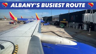 Southwest 737800 Trip Report  Albany to Baltimore [upl. by Eiuqcaj]