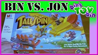 Bin Vs Jon  Disneys TaleSpin Board Game from 1991  Bins Toy Bin [upl. by Ativahs939]