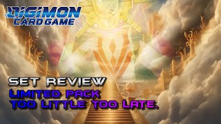 Digimon TCG  BT15 Set Review Part 8 LM1  Limited Pack More like Late to Market [upl. by Elspeth]