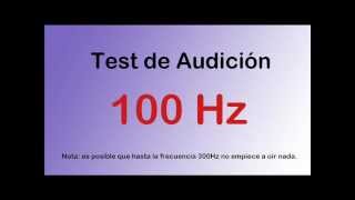 Test de audición auditivo desde graves a agudos  Hearing test [upl. by Celio142]